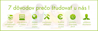 7 dôvodov prečo študovať u nás